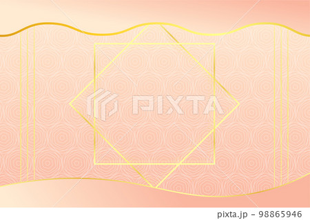 Modern luxury abstract background with golden line elements. modern pink gold background vector for design 98865946