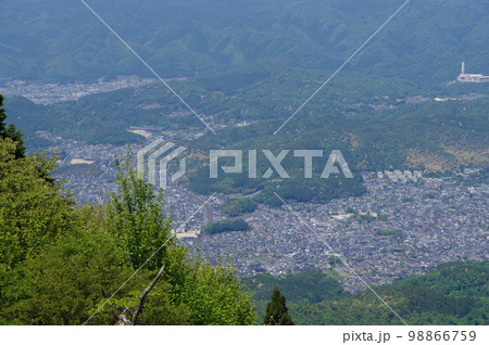 叡山ロープウェイ 比叡山頂駅からの洛北の眺め 叡山ロープウェイ 比叡山頂駅からの洛北の眺め 98866759