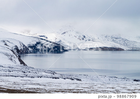 Oskjuvatn lake at Askja, central Iceland landmark Oskjuvatn lake at Askja, central Iceland landmark 98867909