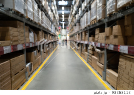 Blurred Shop Aisle, Abstract Shopping Mall, Blur Supermarket, Defocused Shopping Centre 98868118