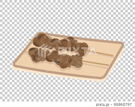 Illustration inspired by grilled eel liver Illustration inspired by grilled eel liver 98868797