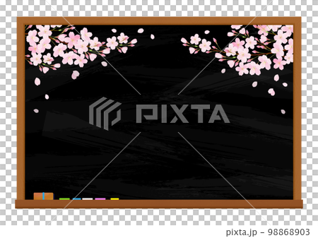 黑板上的櫻花櫻花入口入口畢業畢業 98868903