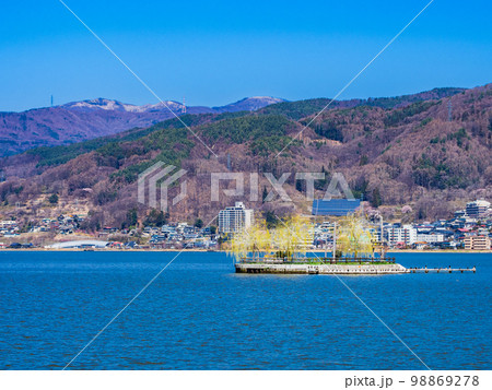 諏訪湖 初島 諏訪湖 初島 98869278
