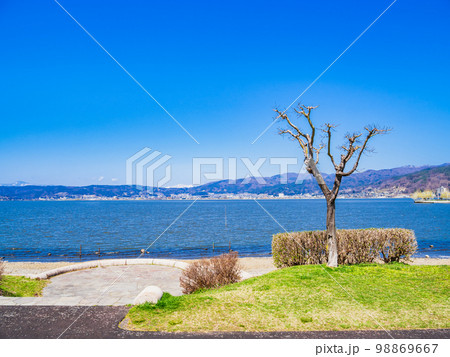 諏訪湖　石彫公園 98869667