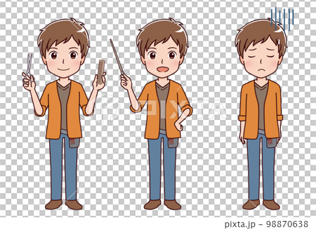 働く人々　職業のイラスト 98870638