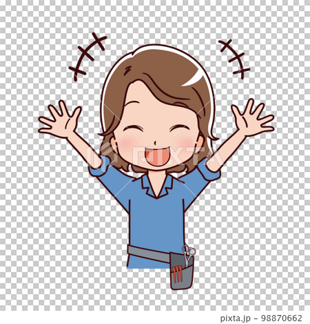 働く人々　職業のイラスト 98870662