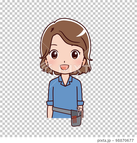 働く人々　職業のイラスト 98870677