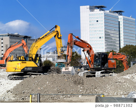 臨海エリアの再開発工事 東京都 臨海エリアの再開発工事 東京都 98871302