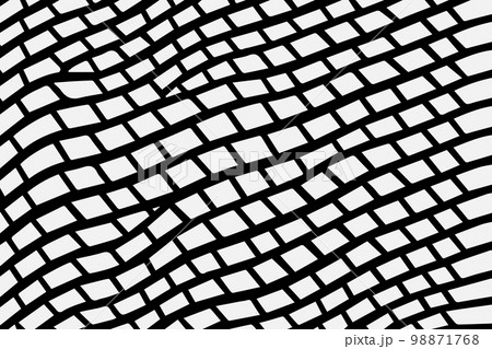Seamless pattern with hand drawn wavy lines, editable EPS vector format 98871768