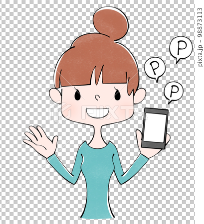 一個女人做 poi 的插圖 98873113