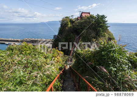 奥尻島で見た景色 (日本 - 北海道 - 宮津弁天宮) 98878069