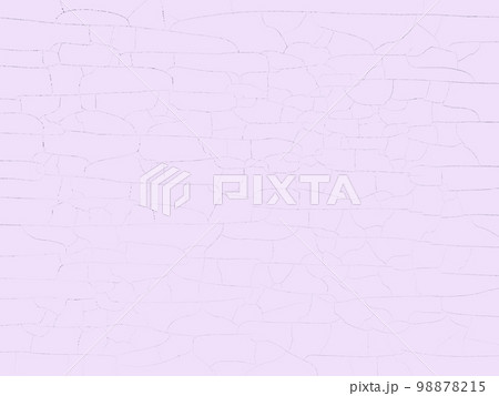 ペールバイオレットの樹脂パネルの表面に複雑なひび割れが入った背景画像 ペールバイオレットの樹脂パネルの表面に複雑なひび割れが入った背景画像 98878215