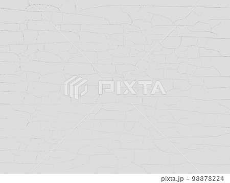 白灰色の樹脂パネルの表面に複雑なひび割れが入った背景画像 白灰色の樹脂パネルの表面に複雑なひび割れが入った背景画像 98878224
