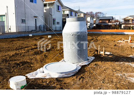 宅地造成工事 縦型貯留浸透BOX 宅地造成工事 縦型貯留浸透BOX 98879127