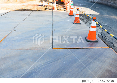 宅地造成工事 工事現場入口 宅地造成工事 工事現場入口 98879230