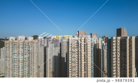 the city view of Po Lam residential area, hk 1 Feb 2023 the city view of Po Lam residential area, hk 1 Feb 2023 98879391