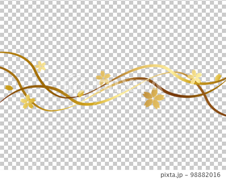 Luxurious lines and cherry blossom gold 98882016