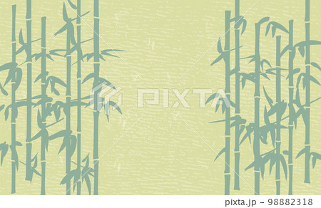 竹　竹林　水彩風　墨絵　背景イラスト 98882318