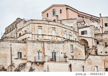 Breathtaking view of the ancient town of Matera, southern Italy. Breathtaking view of the ancient town of Matera, southern Italy. 98883627