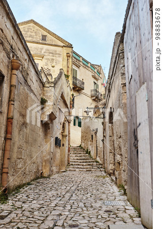 Breathtaking view of the ancient town of Matera, southern Italy. 98883678