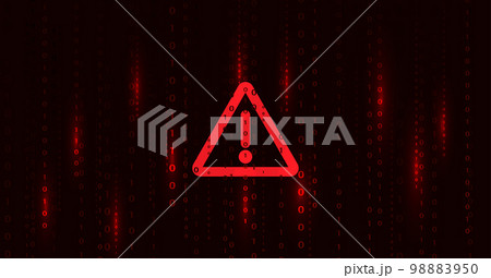 Cyber attack and Information leak concept. 98883950