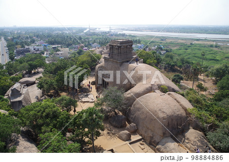インド 世界遺産マハーバリプラムの建造物群 インド 世界遺産マハーバリプラムの建造物群 98884886