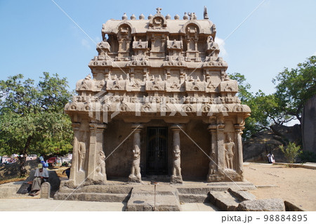 インド 世界遺産マハーバリプラムの建造物群 インド 世界遺産マハーバリプラムの建造物群 98884895