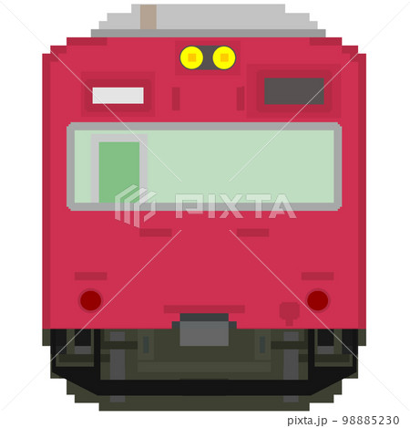 ドット絵風の播但線103系電車 ドット絵風の播但線103系電車 98885230