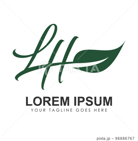 Monogram Logo Initial Letters LH Monogram Logo Initial Letters LH 98886767