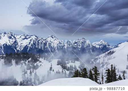 Winter mountains Winter mountains 98887710