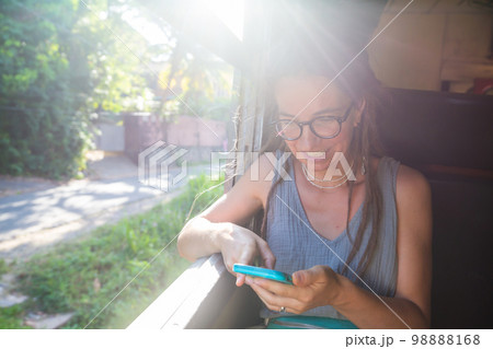 Girl in train Girl in train 98888168