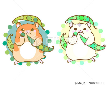 ハムスターさんと豆 ハムスターさんと豆 98890032
