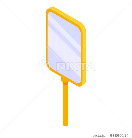 Self-care hand mirror icon. Isometric of self-care hand mirror vector icon for web design isolated on white background Self-care hand mirror icon. Isometric of self-care hand mirror vector icon for web design isolated on white background 98890114