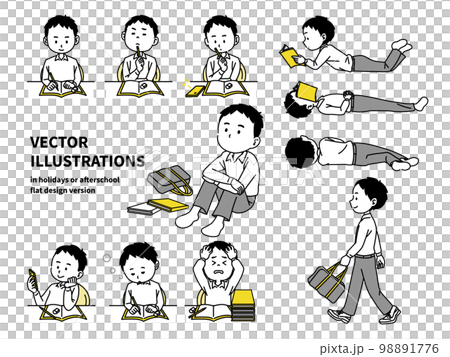Student study uniform boy spring/autumn 98891776