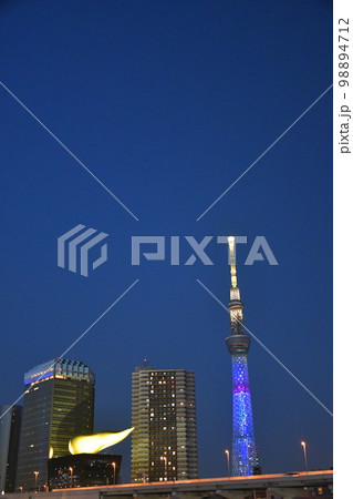 東京スカイツリー 聖火台の炎 東京スカイツリー 聖火台の炎 98894712