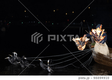 長良川鵜飼（岐阜県岐阜市） 98894910