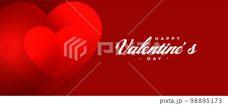 valentines day love and affection banner for your dear lover 98895173