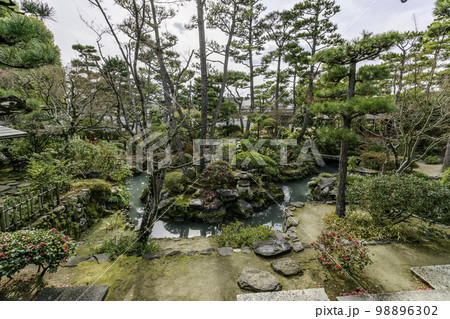 倉敷美観地区　新渓園　庭園　岡山県倉敷市 98896302