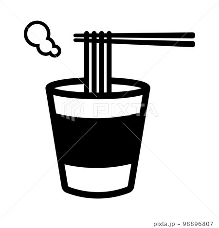 カップ麺　アイコン 98896807