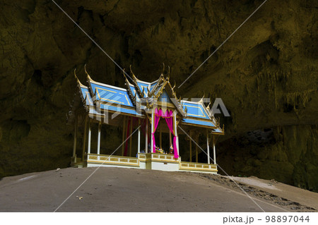 The Kuhakaruhat pavilion in the Phraya Nakhon Cave at Prachuap Khiri Khan, Thailand The Kuhakaruhat pavilion in the Phraya Nakhon Cave at Prachuap Khiri Khan, Thailand 98897044