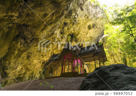 The Kuhakaruhat pavilion in the Phraya Nakhon Cave at Prachuap Khiri Khan, Thailand The Kuhakaruhat pavilion in the Phraya Nakhon Cave at Prachuap Khiri Khan, Thailand 98897052