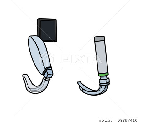 ビデオ喉頭鏡とマッキントッシュ喉頭鏡 98897410