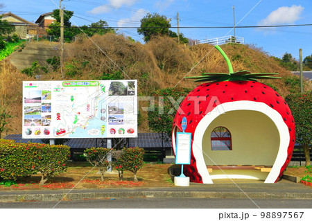 【長崎県】イチゴのフルーツバス停（平原） 98897567