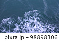 Aerial top view of waves in the Sea. 4k 98898306