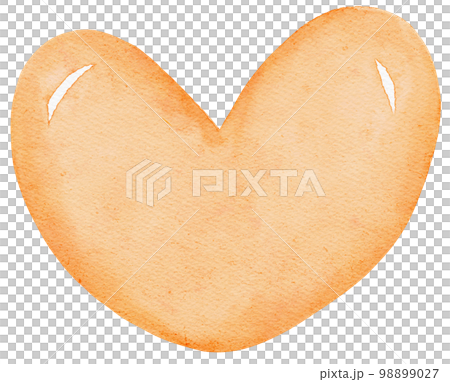 watercolour st Patrick heart cartoon hand painting 98899027