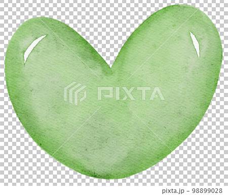 watercolour st Patrick heart cartoon hand painting 98899028