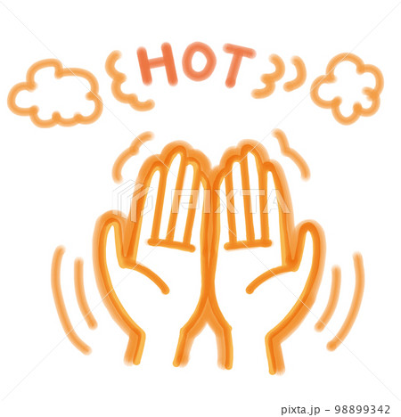 手_ポカポカ_シンプル 手_ポカポカ_シンプル 98899342