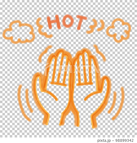 手_ポカポカ_シンプル 手_ポカポカ_シンプル 98899342