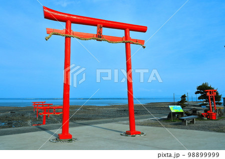 【佐賀県】大魚神社の海中鳥居 98899999