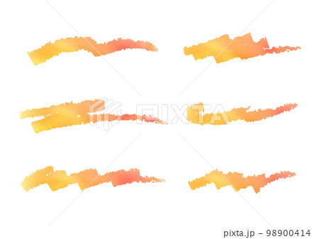 手描き風の線セット 98900414